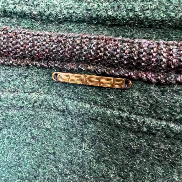 GEIGER Austria 100% Wool Sweater Cardigan Size 42 - Picture 2 of 8